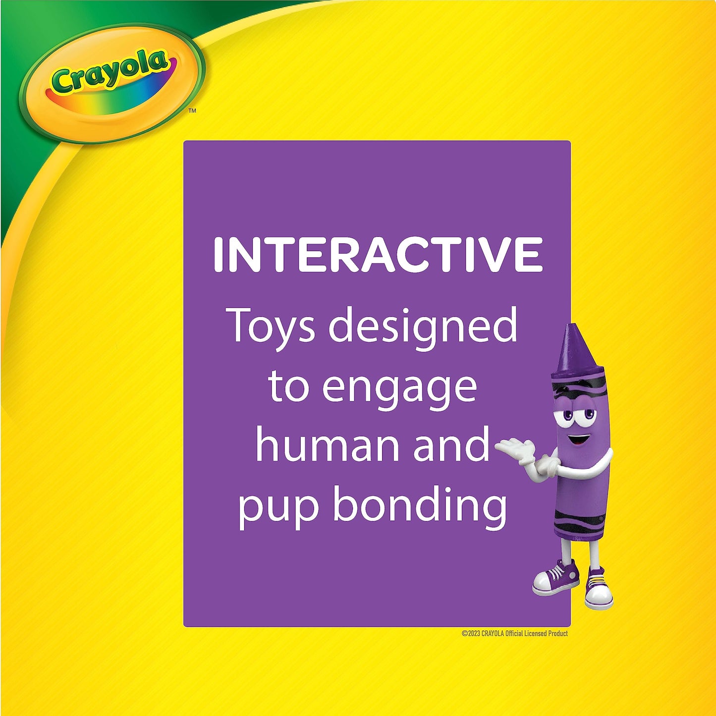 Crayola for Pets Doggie Snuffle Mat & Puzzle Toy - Treat-Hiding Play Mat for Dogs with Crinkle Sound - Dog Enrichment Toys for Mental Stimulation