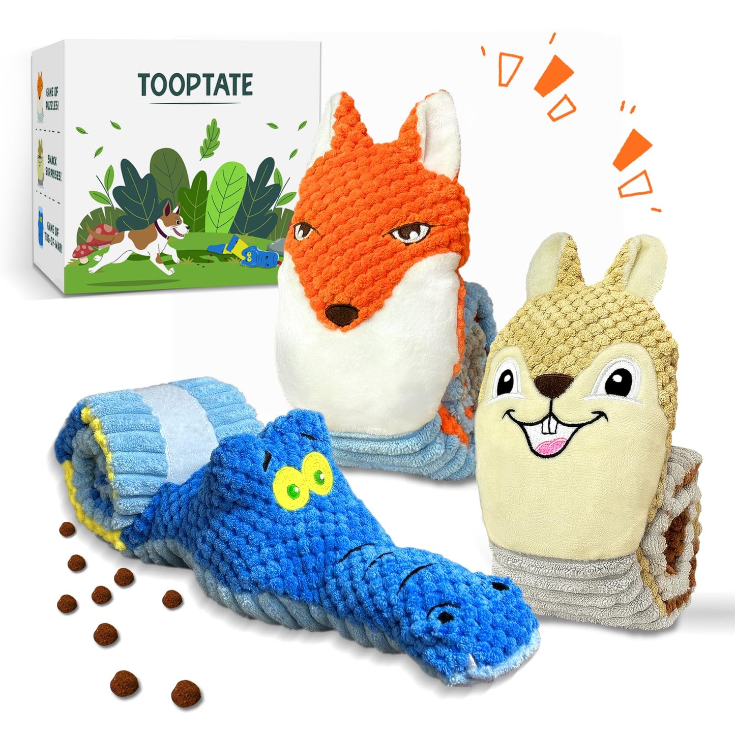 LACCEN Dog Puzzle Toy, Level 3 in 1 Interactive Dog Toys for Boredom, Funny Cognitive Dog Toy for IQ Training Brain Stimulating Games, Treat Dispensing Toy for Smart Large Medium Smart Dogs
