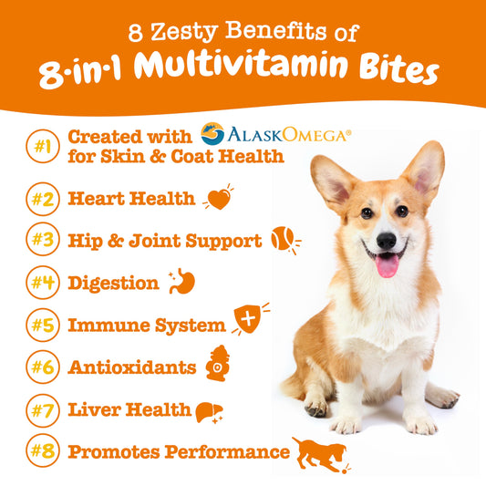 Zesty Paws Multivitamin Treats for Dogs + Probiotic Powder for Dogs