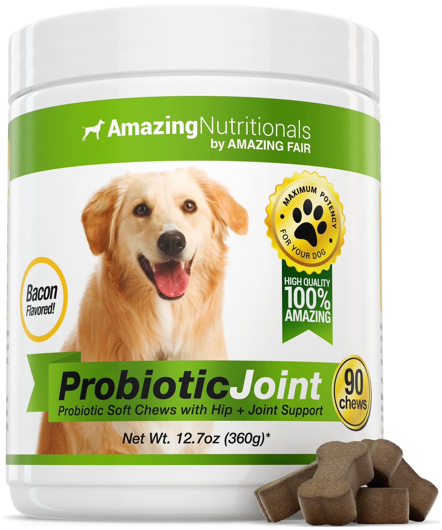 Dog Skin and Coat and Probiotics for Dogs Joint Digestive Bundle - Omega 3 for Dogs Itchy Skin Relief for Dry Skin, Hot Spots and Shedding, Eliminates Joint Pain, Gas and Diarrhea Elimination