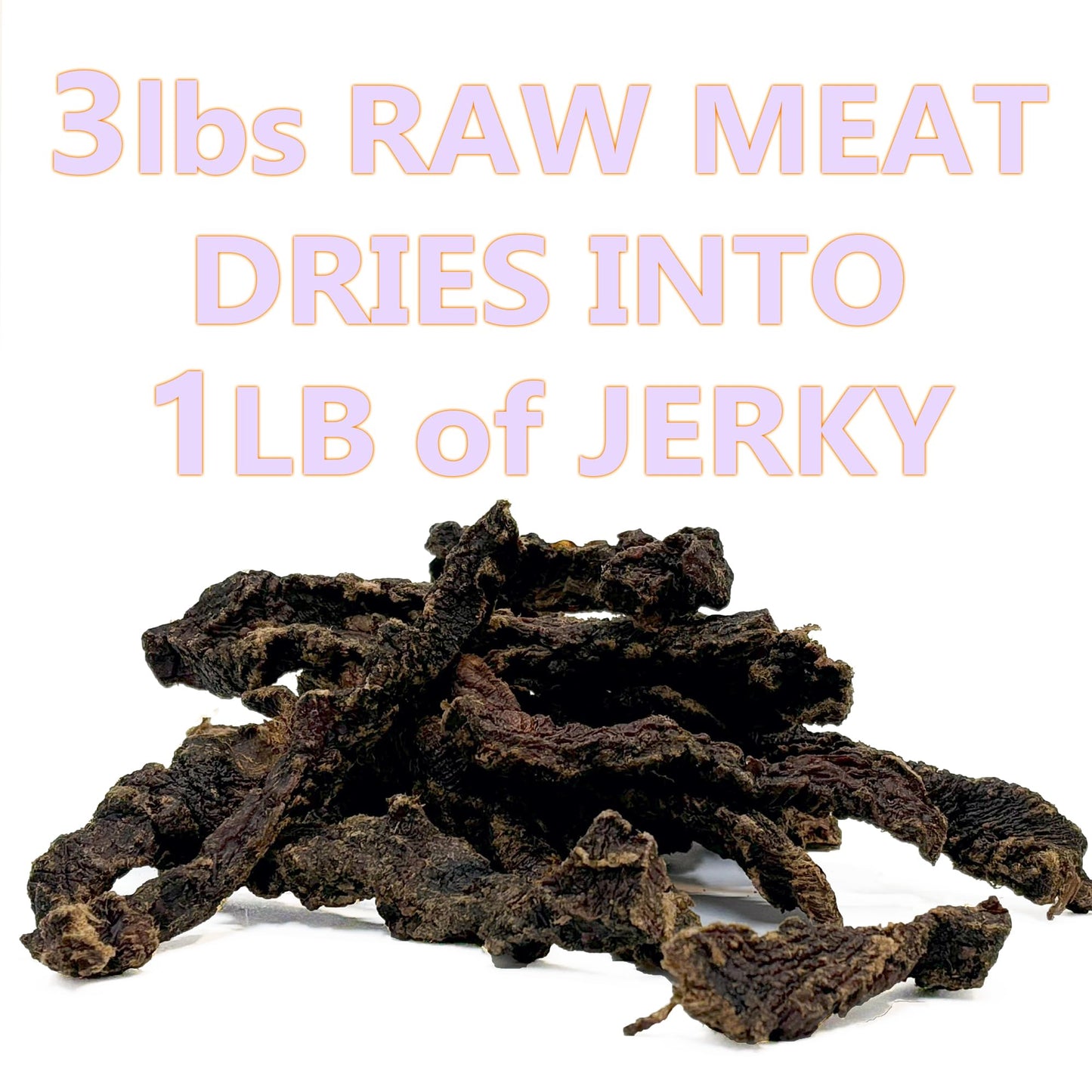 PIMA Water Buffalo Jerky, Dried Meat, Excellent Source Protein for Dogs - 15oz