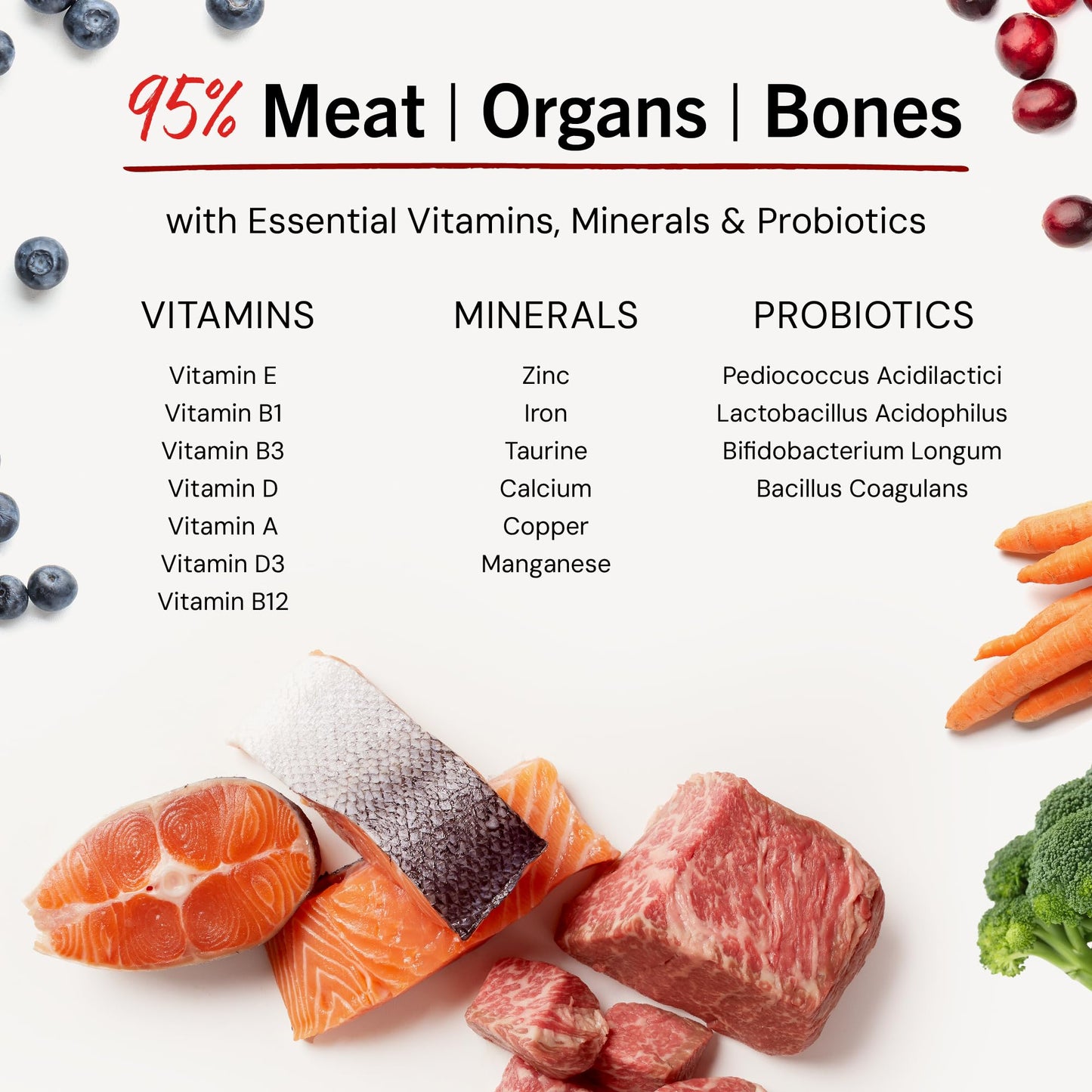 Stella & Chewy's Freeze Dried Raw Meal Mixers – Crafted for Puppies – Grain Free, Protein Rich Perfectly Puppy Beef & Salmon Recipe – 3.5 oz Bag