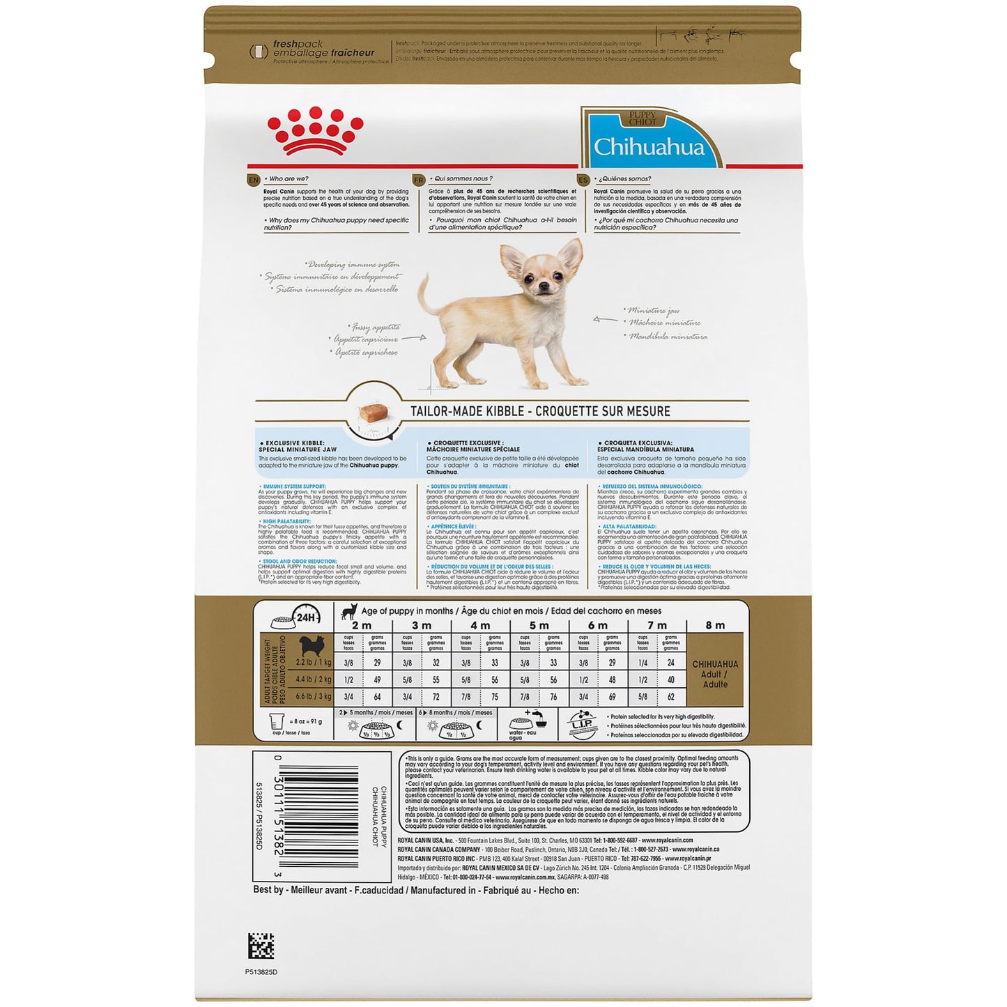 Royal Canin Breed Health Nutrition Chihuahua Puppy Dry Dog Food, 2.5 lb Bag