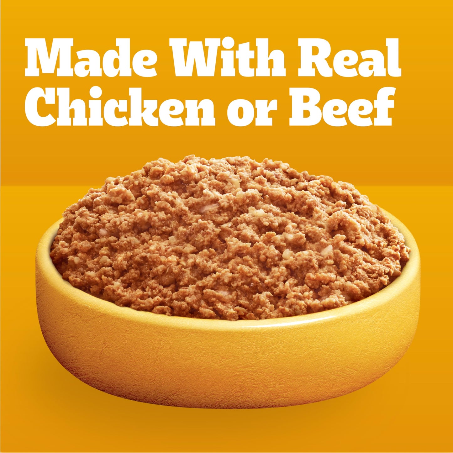 Pedigree Chopped Ground Dinner Adult Soft Wet Dog Food 18-Count Cheese Variety Pack, 3.5 oz. Pouches