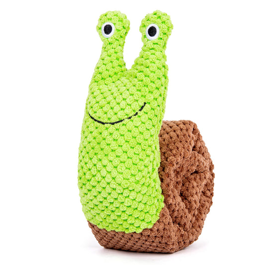 Squeaky Dog Treat Dispensing Puzzle Plush Chew Toy for Small to Large Dogs