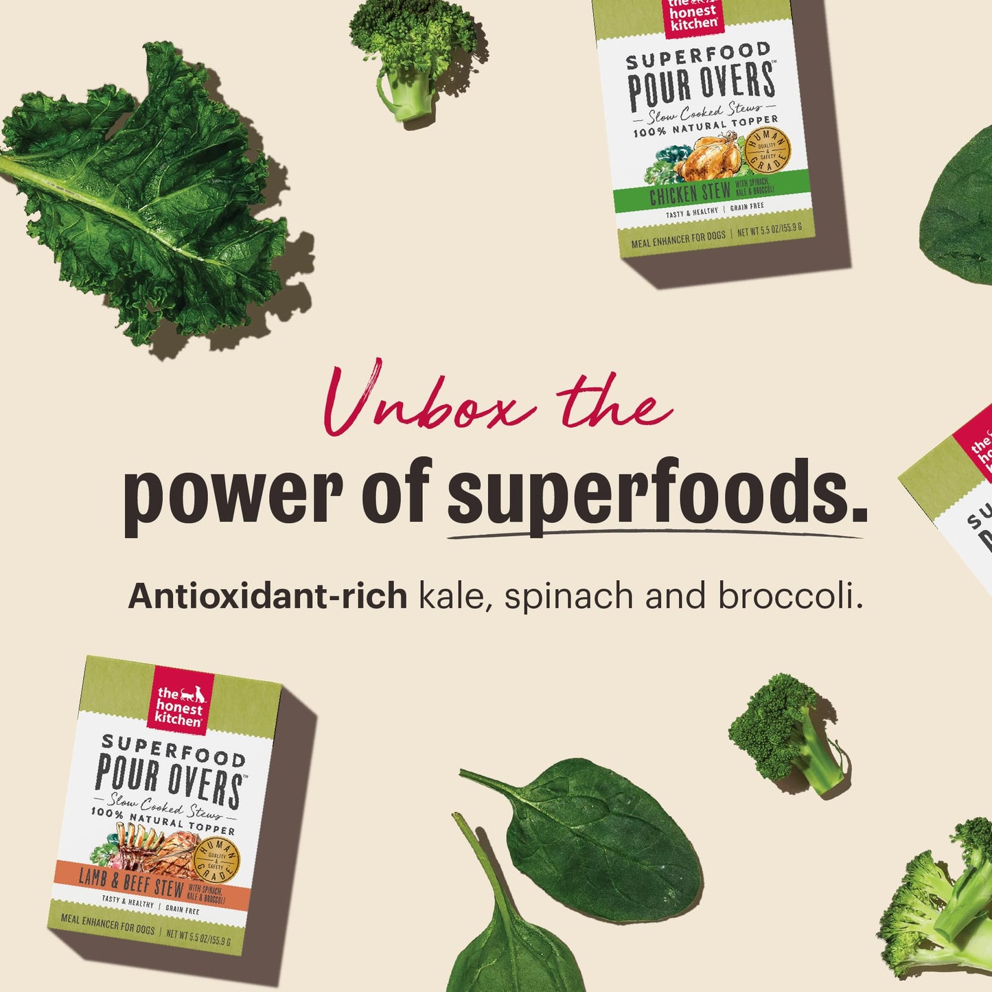 The Honest Kitchen Superfood POUR OVERS Wet Toppers for Dogs (12 Pack), 5.5 oz - Chicken Stew