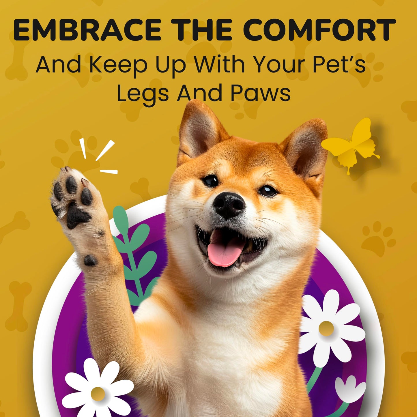 PetMade Hip and Joint Supplement for Dogs - Glucosamine Chondroitin for Dogs - Extend Joint Care, Flexibility Support & Bone Strength - With MSM, Hyaluronic Acid, Vitamin B12, B6, B1 & More - 16 Fl Oz