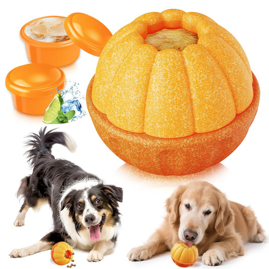 Frozen Treat Toy,Interactive Dogs Treat Toy for Aggressive Chewer, Freezable Fillable Dog Toys,Frozen Treats to Keep Dogs Busy and Reduces Anxiety,Treat Dispensing Dog Puzzle Toy,Easy to Clean