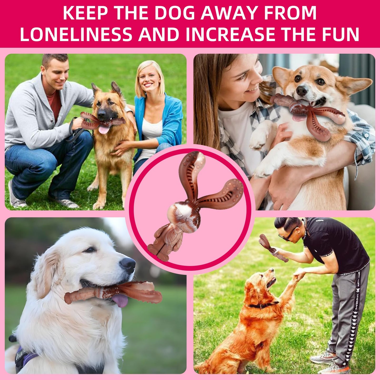 Squeaky Dog Toys for Puppy Small Stuffed Toys with Rubber Toys in Bulk Plush Dog Toy Safe Fetch Chew Toys Pack for Chewing and Teething (8 PCS Silicone)