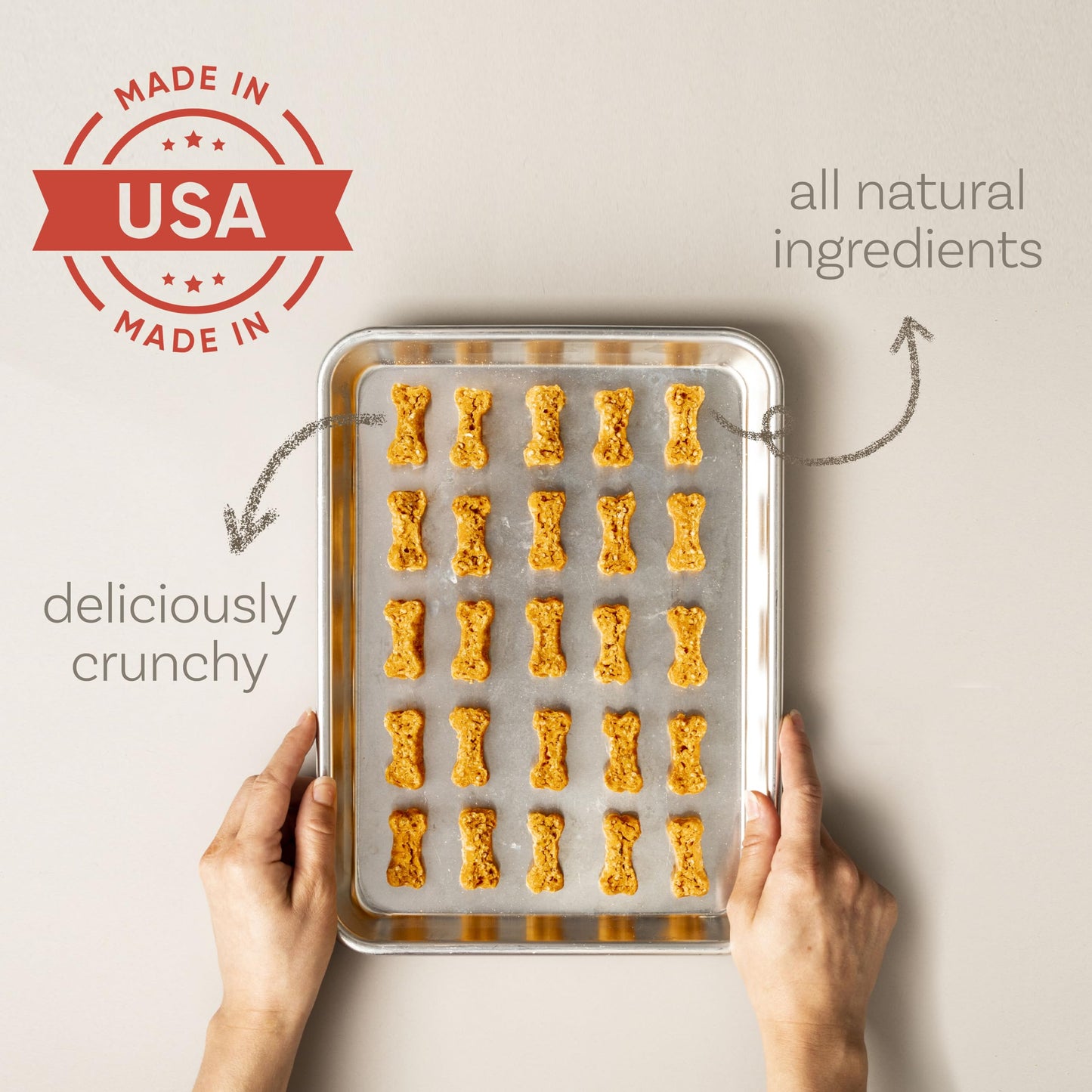 Polkadog Chicken Littles Bone Shaped Dog Treats – Crunchy, All Natural, Limited Ingredient Healthy Treats. Handcrafted & Made in USA. Great for Dogs with Allergies or Sensitive Stomachs – 7oz