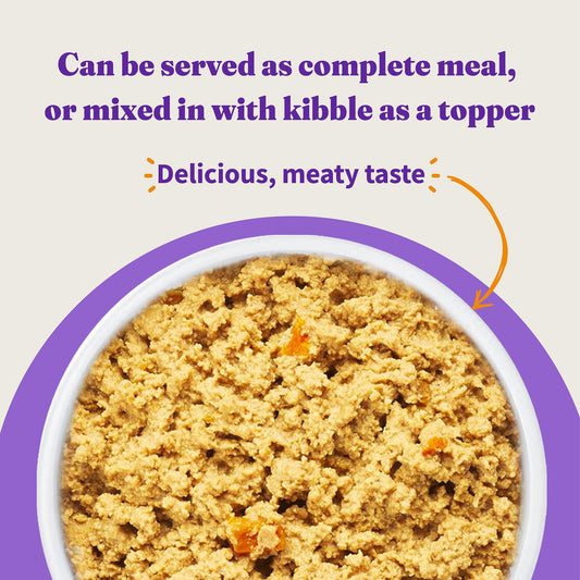 Halo Small Breed Wet Dog Food, Chicken & Salmon Recipe, Grain Free Real Meat Canned Dog Food, Meal or Topper, 5.5 Oz Can (Pack of 12)