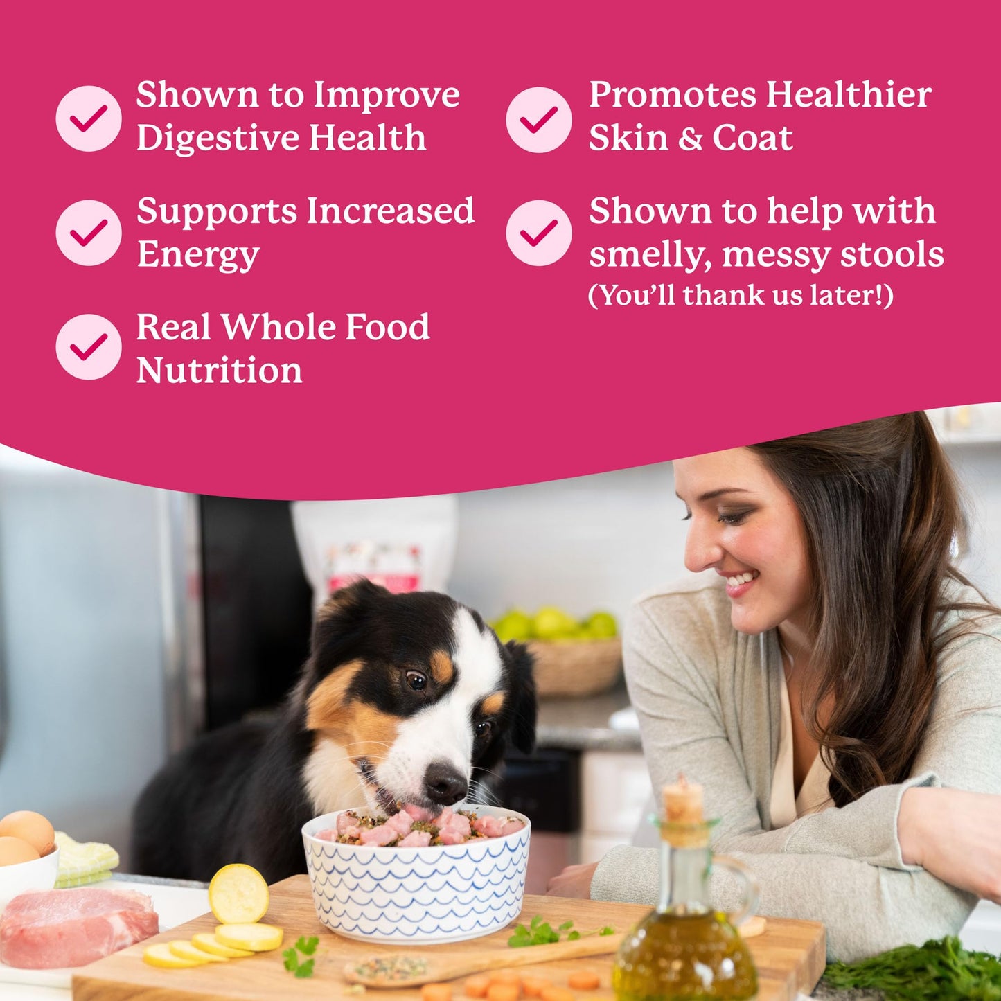 Dr. Harvey's Raw Vibrance Dog Food, Human Grade Dehydrated Base Mix for Dogs, Grain Free Raw Diet (3 Pounds)