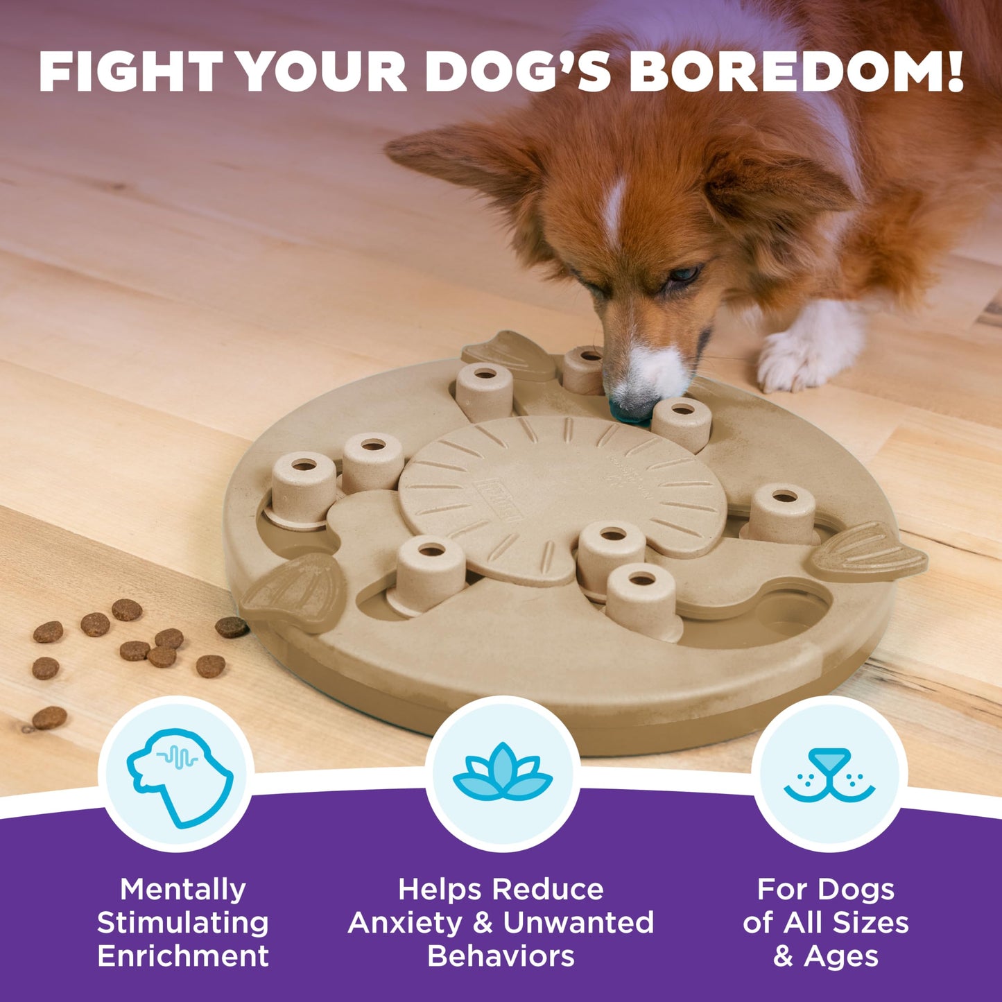 YXX-TECH Dog Puzzle Toys, Adjustable Dog Treat Dispensing,Interactive Dog Enrichment Toy to Keep Them Busy,Food Puzzles Ball for Dogs, Puppy Slow Feeder for Boredom