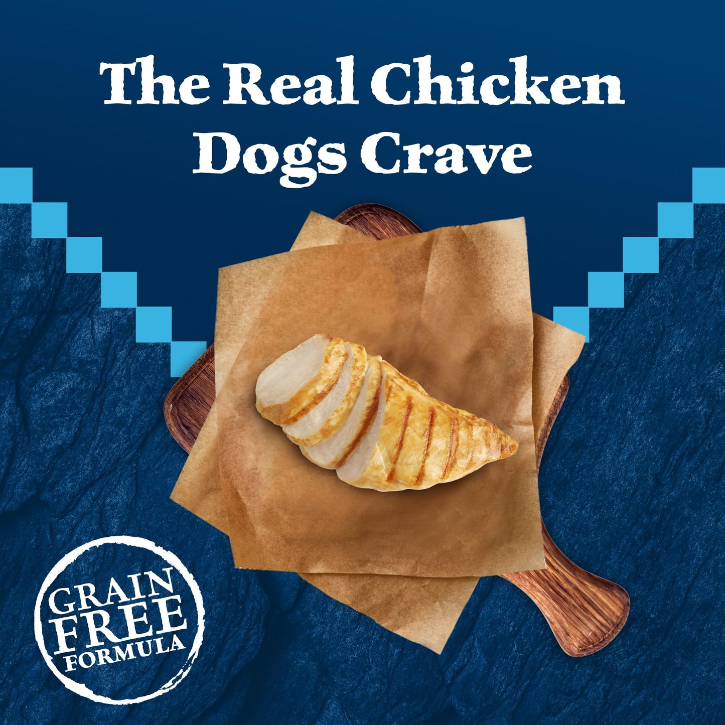 Blue Buffalo Wilderness Adult High-Protein Dry Dog Food with Real Chicken, Grain-Free, Made in the USA with Natural Ingredients, Chicken, 4.5-lb Bag