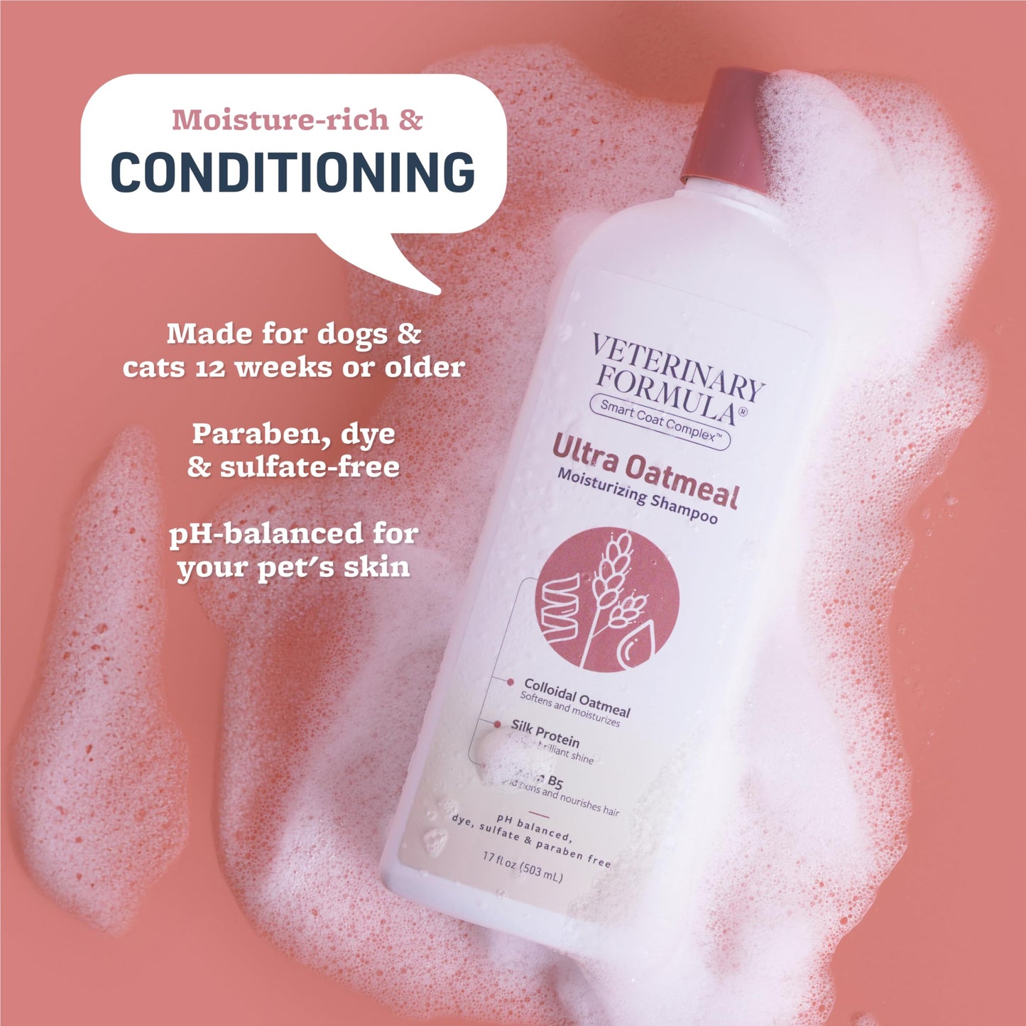 Doodle Shampoo and Conditioner - Best Dog Shampoo for Goldendoodle, Poodles, Doodle Breeds - for Curly & Wavy Coats - Natural Ingredients - Made in USA 16 Fl Oz