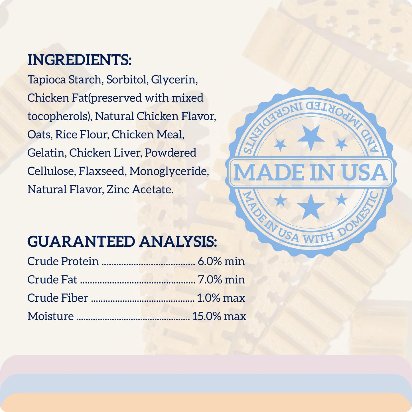 Nylabone Rib Bone Alternative Power Chew Toy for Dogs, Dog Toys for Aggressive Chewers, Beef Flavor, Large - Up to 50 lbs, 1 Count