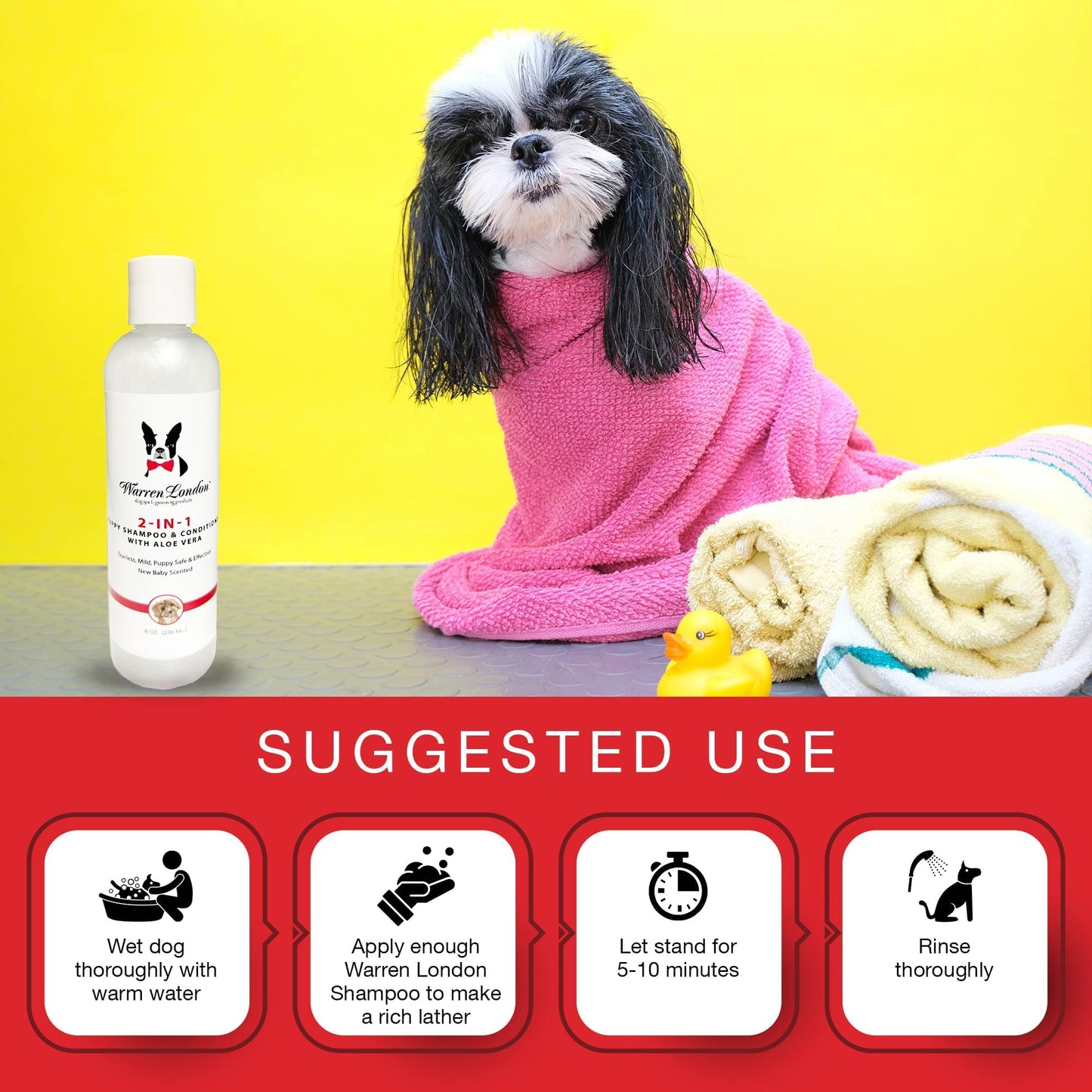 Vet's Best Medicated Oatmeal Shampoo for Dogs, Soothes Dog Dry Skin, Cleans, Moisturizes Dry Flaky Dog Skin and Conditions Skin and Coat, 16 oz