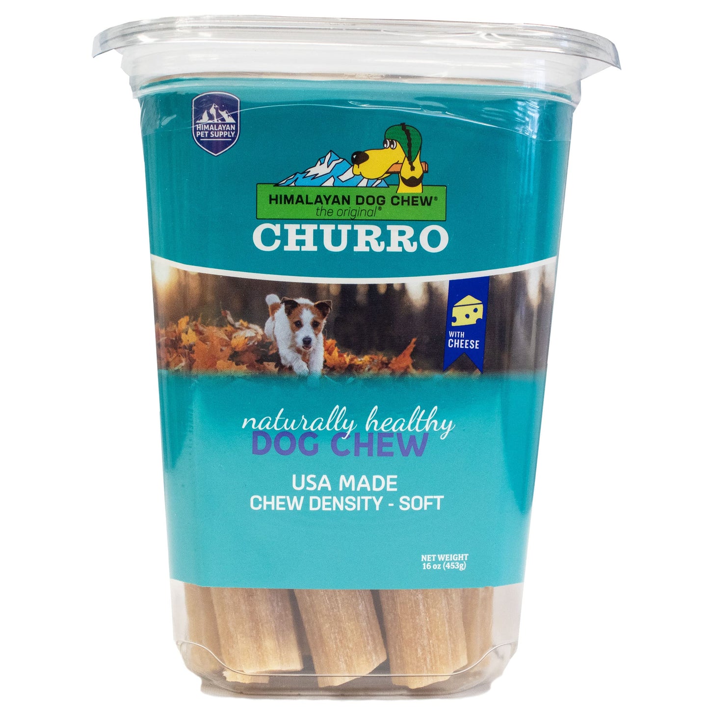 Himalayan Pet Supply Churro Cheese Treats | Lactose Free - Gluten Free - Grain Free | USA Made | All Breeds | 13 Churros | Real Himalayan Cheese