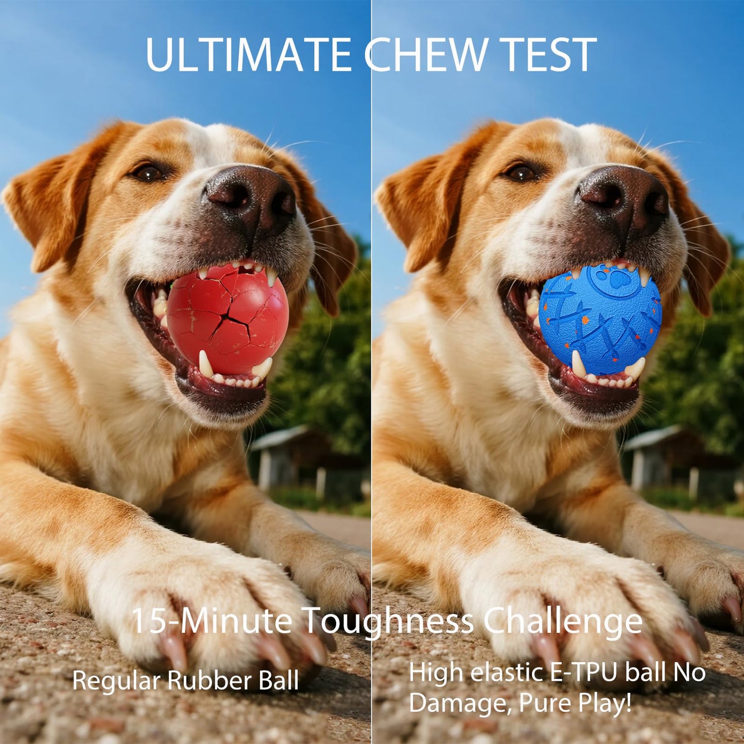 hipibbo Interactive Dog Ball Dog Toys - Automatic Moving and Rolling Dogs Toy for Medium Large Dogs, Motion-Activated Dog Stimulation Toy for Boredom Relief to Keep Them Busy, Waterproof (Blue)