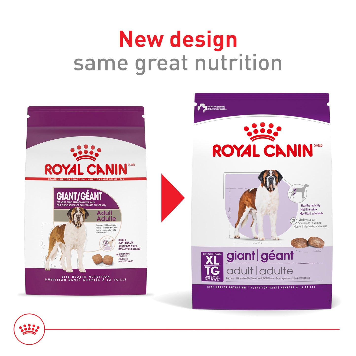 Royal Canin Size Health Nutrition Giant Adult Dry Dog Food, 30 lb Bag