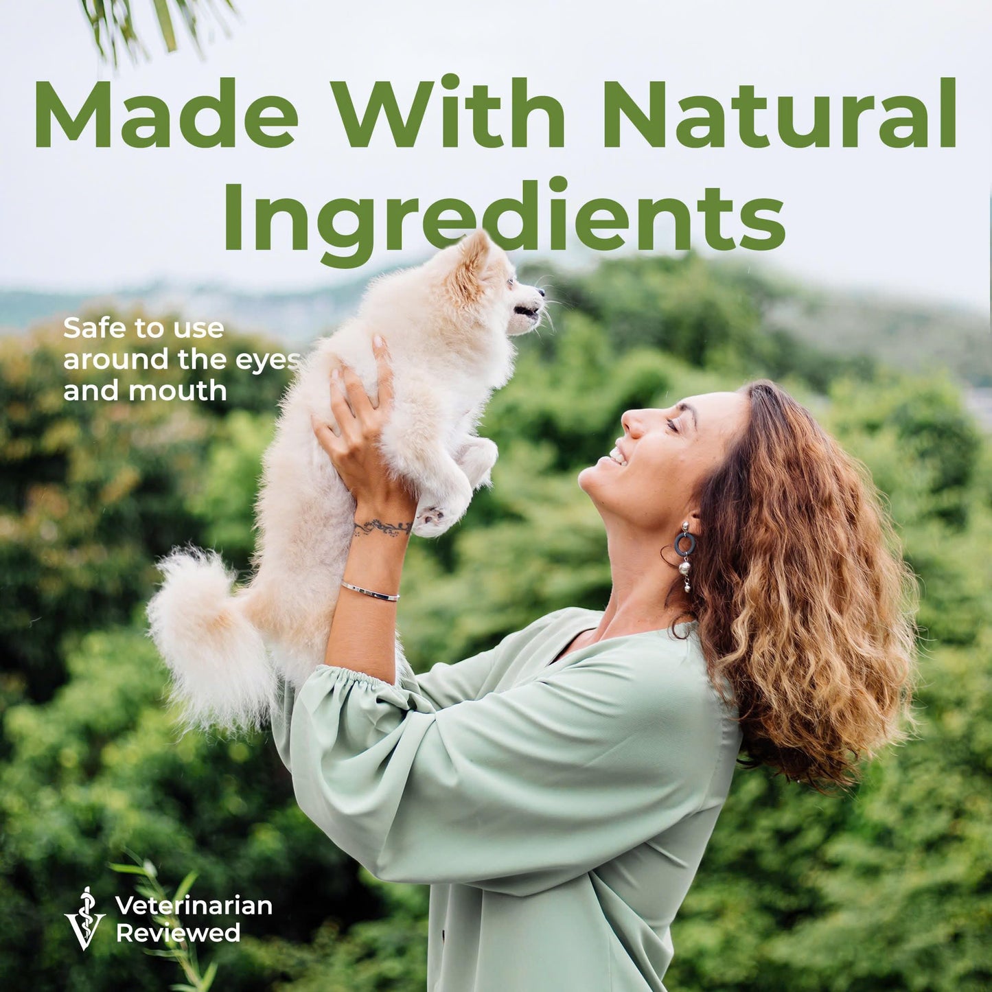 Natural Pet Shampoo for Dogs & Cats – Dog Shampoo Itchy Skin Relief, Odor Control & Deep Cleansing – Plant Based Formula Dog Shampoo Cat Shampoo – Safe for Sensitive Skin, Reduce Shedding – 1 Box