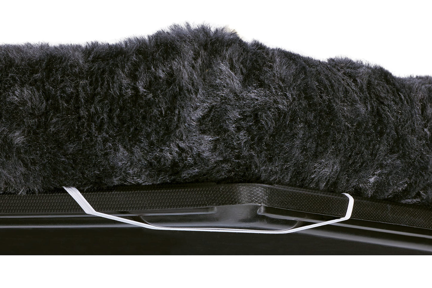 MidWest Homes for Pets QuietTime Dog Bed – Gray Faux Fur Bolster, Ultra-Soft and Machine Washable, Fits 42-Inch Crates and Carriers, for Large Breed Dogs