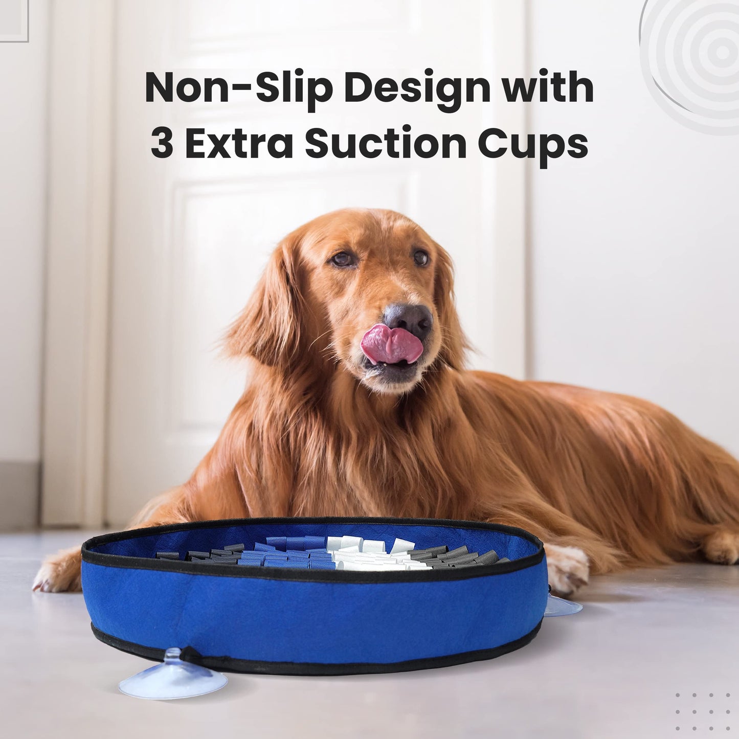 TOMAHAUK Snuffle Mat for Dogs Small and Large Breed – Interactive Feed Game/Cat Dog Puzzle Toy That Helps with Stress Relief, Foraging Skills, Brain Stimulation and Boredom Dog Enrichment Toys
