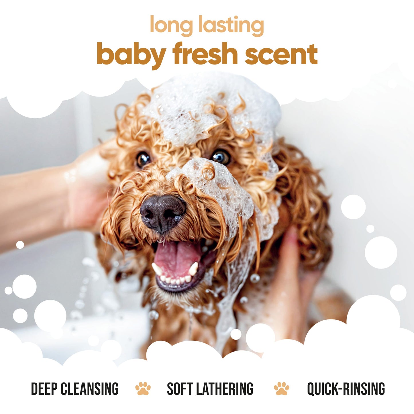 Buddycare Oatmeal Dog Shampoo for Smelly Dogs (16.90oz) - Hypoallergenic & Itch Relief Formula, Gentle on Sensitive Skin, Includes Dog Shampoo and Conditioner - Essential Dog Grooming Supplies