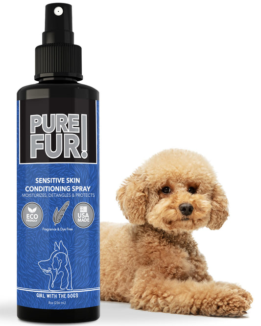 Girl With The Dogs Pure Fur! Sensitive Skin Pet Conditioning Spray, 8 oz