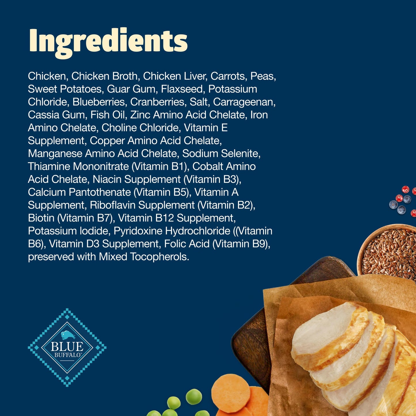 Blue Buffalo Freedom Grain-Free Wet Dog Food, Free of Glutens & Artificial Preservatives, Made with Natural Ingredients, Chicken Recipe, 12.5-oz. Cans (12 Count)