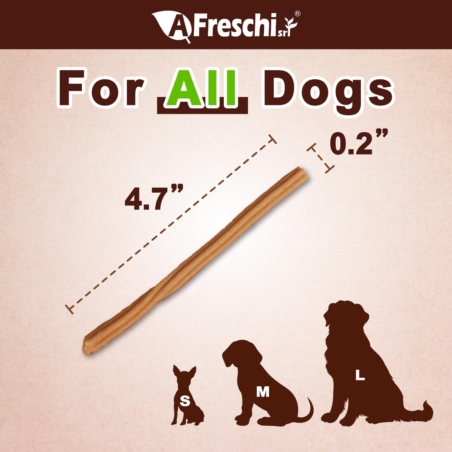 AFreschi Natural Chicken Sticks 24 oz, All Natural, Grain-Free, High-Protein, Healthy & Easily Digestible, Soft Texture