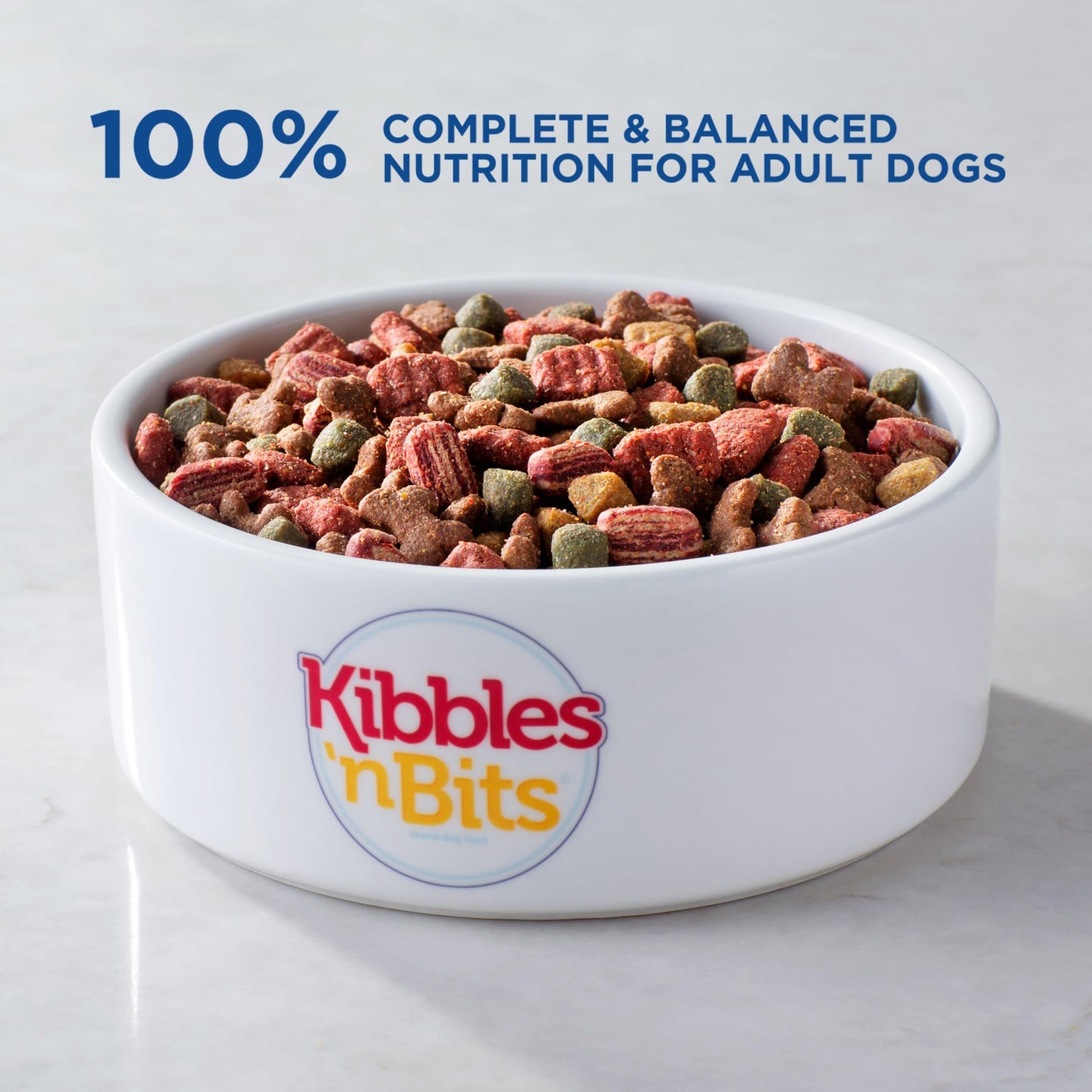 Kibbles 'n Bits Mini Bits Small Breed Dry Dog Food, Savory Bacon & Steak Flavor for Adult Dogs, 16 lb. Bag