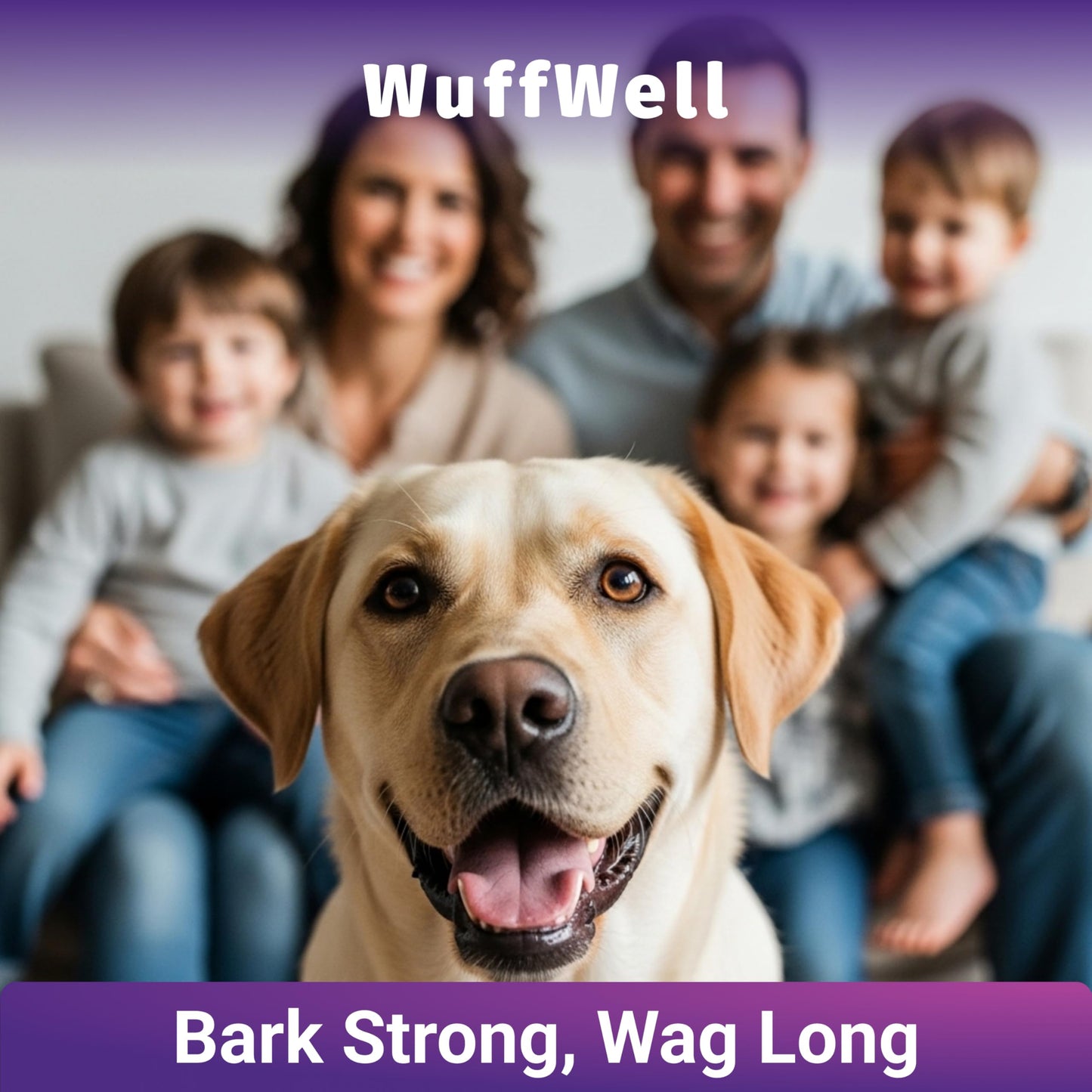 WuffWell Calming Chews for Dogs Relaxation & Hyperactivity – Chamomile, Passion Flower, Valerian Root & Tryptophan Infused Calming Bites for Dog Anxiety Relief – Made in USA – 140 Count
