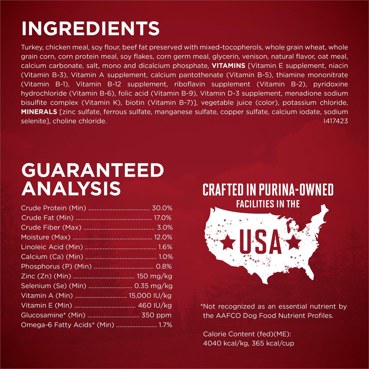 Purina ONE True Instinct With A Blend Of Real Turkey and Venison Dry Dog Food - 7.4 lb. Bag