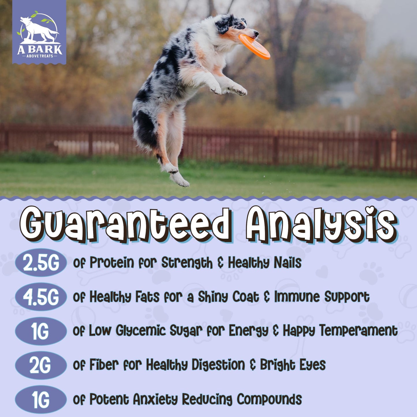 Stress & Anxiety Dog Peanut Butter Squeeze Supplement, All Natural Calming Dog Treat. Human Grade & Safe Puppy Food, Passion Flower for Separation Anxiety, Behavior Aid, USA Grown & Made