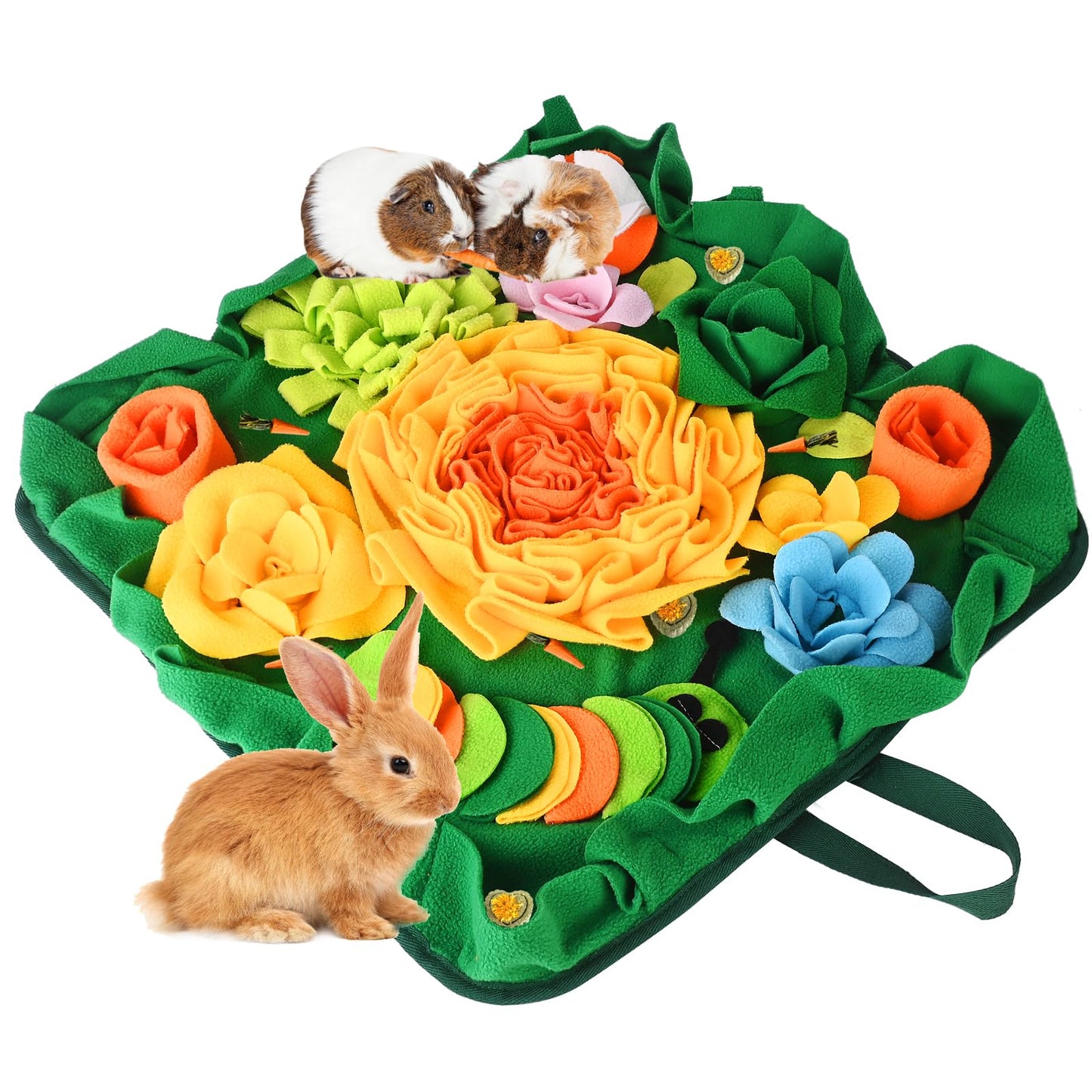 nestery Snuffle Mat for Dogs - Dog Food Mat for Mental Stimulation, Stress Relief and Training - Snuffle Mats Non-Slip Encourages Natural Foraging for Small Medium Dog, Puppy, Cat, Rabbit 15.4in