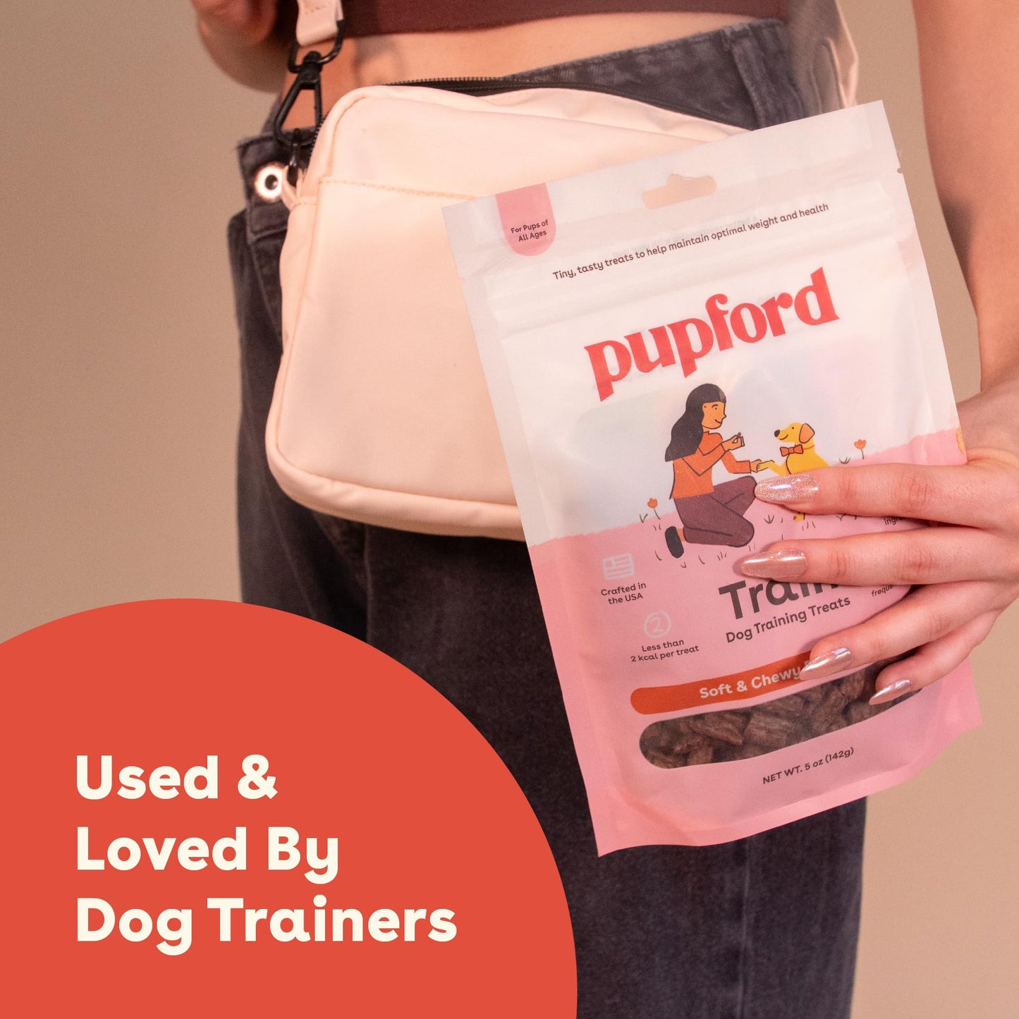 Pupford Soft & Chewy Training Treats for Dogs & Puppies (Beef, 10 oz)