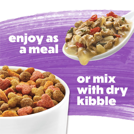 Purina Beneful Medleys Wet Dog Food Variety Pack with Tuscan, Romana, and Mediterranean Style Dog Food in Dog Gravy, 30 Pack - (Pack of 30) 3 oz. Cans