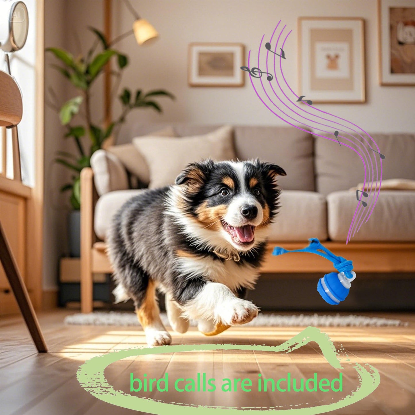 Fuzzwoof No-Stuffing Bunny Squeaky Dog Toy for Aggressive Chewers, Tear-Resistant Plush Puppy Teething Toy to Keep Them Busy, Tough Interactive Tug of War & Dental Chew for Small Medium Large Dogs