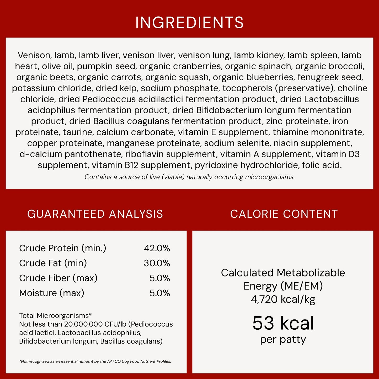 Stella & Chewy's Freeze-Dried Raw Dinner Patties - Venison Blend Recipe - High Protein Grain-Free Puppy & Dog Food - Perfect For Picky Eaters - 5.5 oz