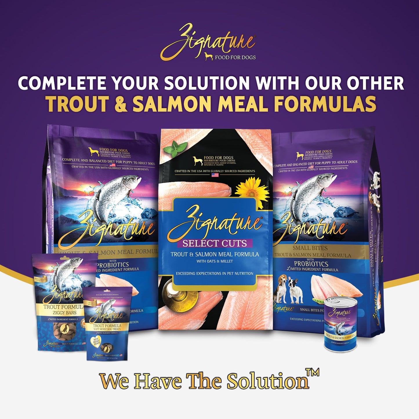 Zignature Trout & Salmon Limited Ingredient Formula Dry Dog Food 25lb