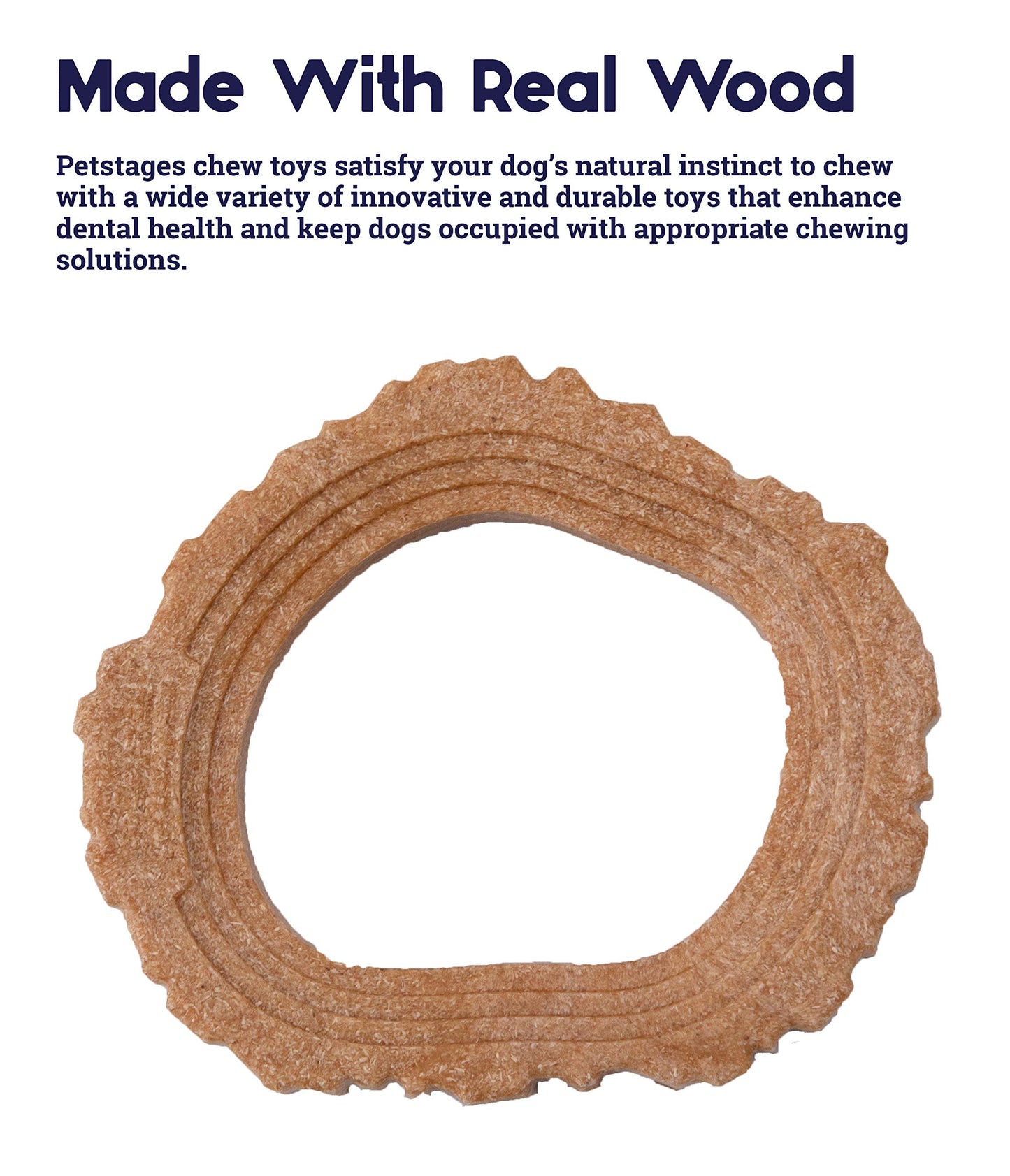 Petstages Dogwood Ring Dog Chew Toy, Small (Pack of 2)