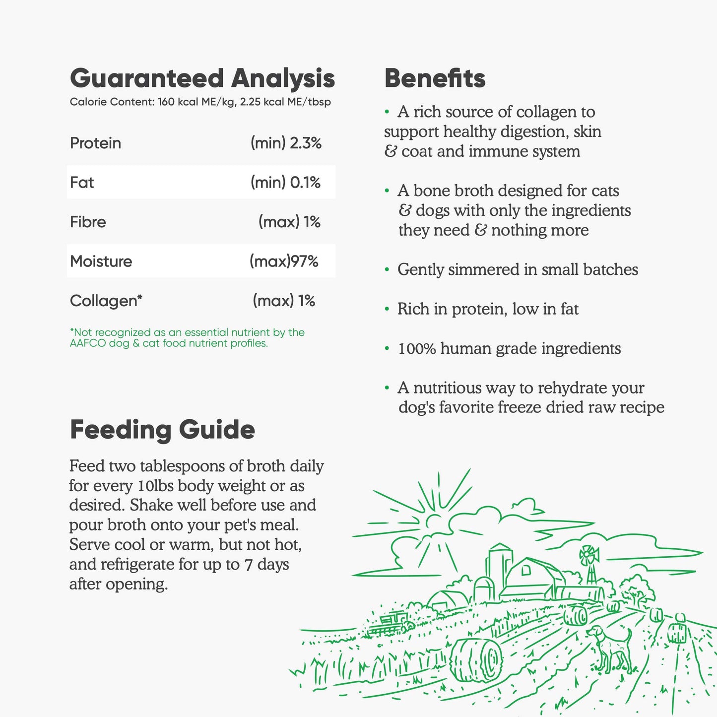 Open Farm Bone Broth, Food Topper for Both Dogs and Cats with Responsibly Sourced Meat and Superfoods Without Artificial Flavors or Preservatives, 12oz