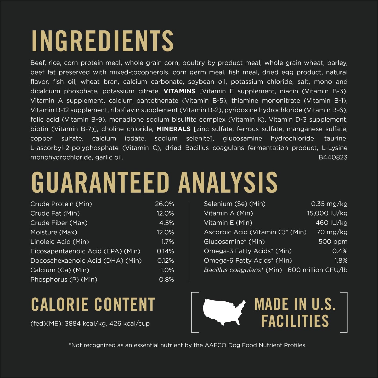 Purina Pro Plan Large Breed Dry High Protein Dog Food with Probiotics for Dogs, Beef and Rice Formula - 34 lb. Bag