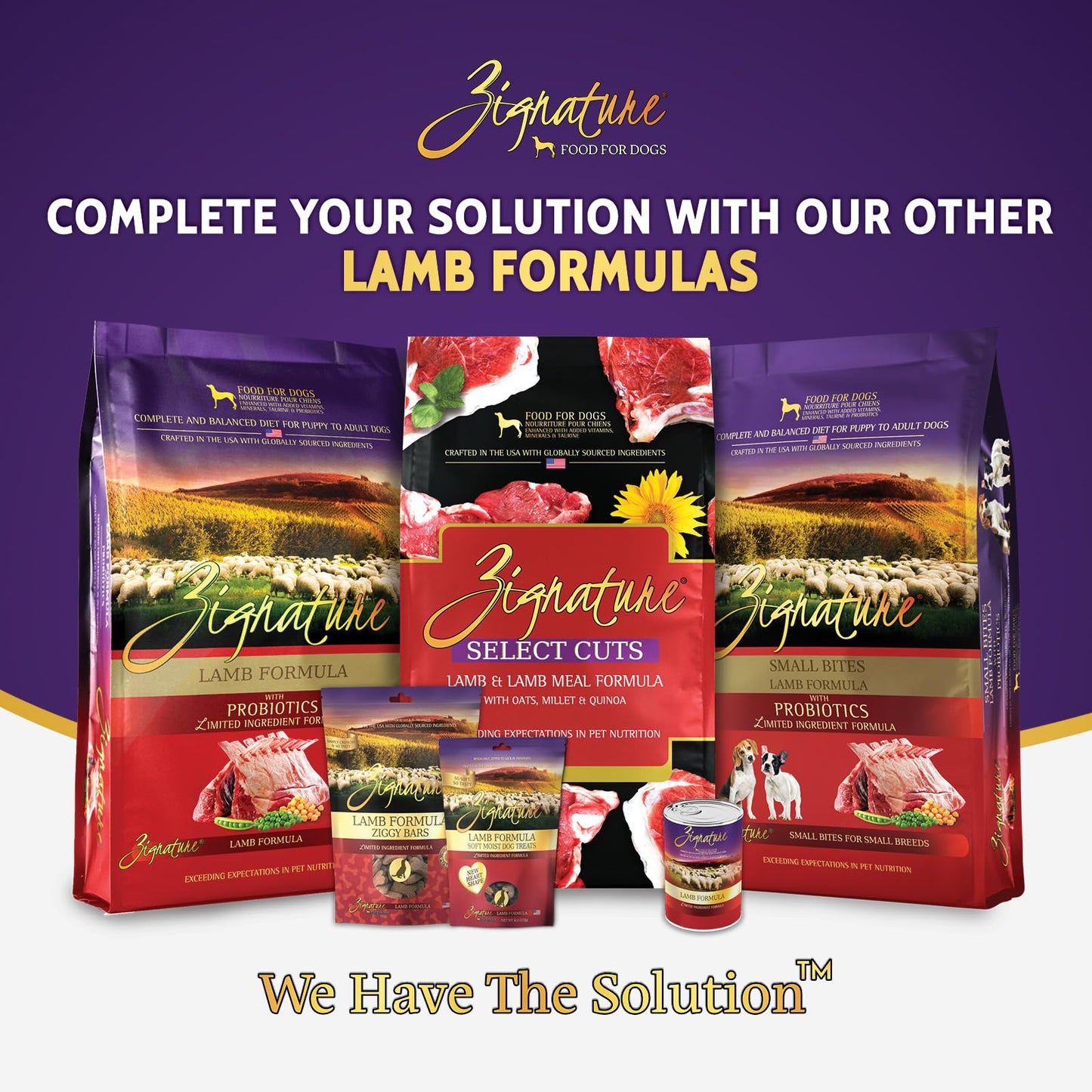 Zignature Lamb Limited Ingredient Formula Dry Dog Food 4lb