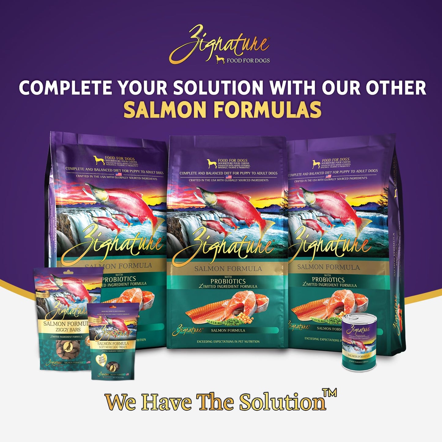 Zignature, Salmon Limited Ingredient Formula Grain-Free Dry Dog Food, 25-lb