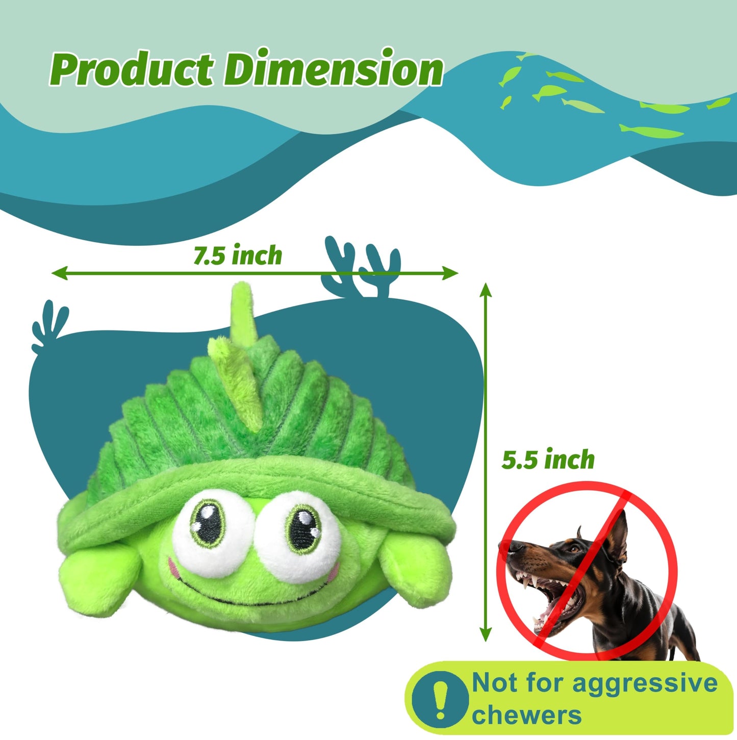GUKCO Interactive Moving Dog Toys – Plush Chew Toy with Bouncing Ball, Music & Recording | Rechargeable Self-Play Toys for Small, Medium & Large Dogs to Keep Them Engaged (Turtle)
