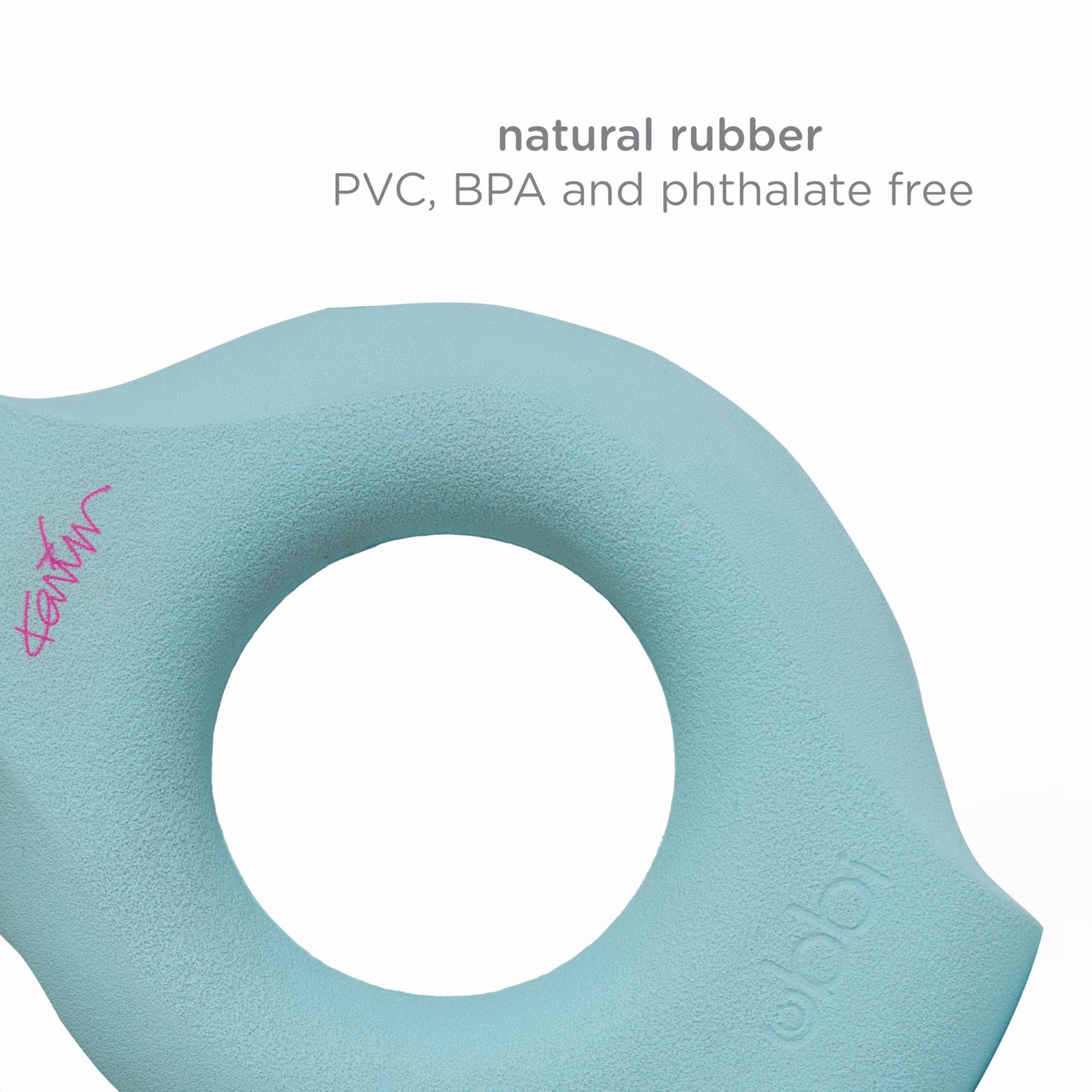 Ubbi Pet x Karim Rashid Collaboration, Pet Toy Set Includes Chomp, Kibbler and Tuggle Toy, Durable Natural Rubber Toys for Medium to Large Dog Breeds