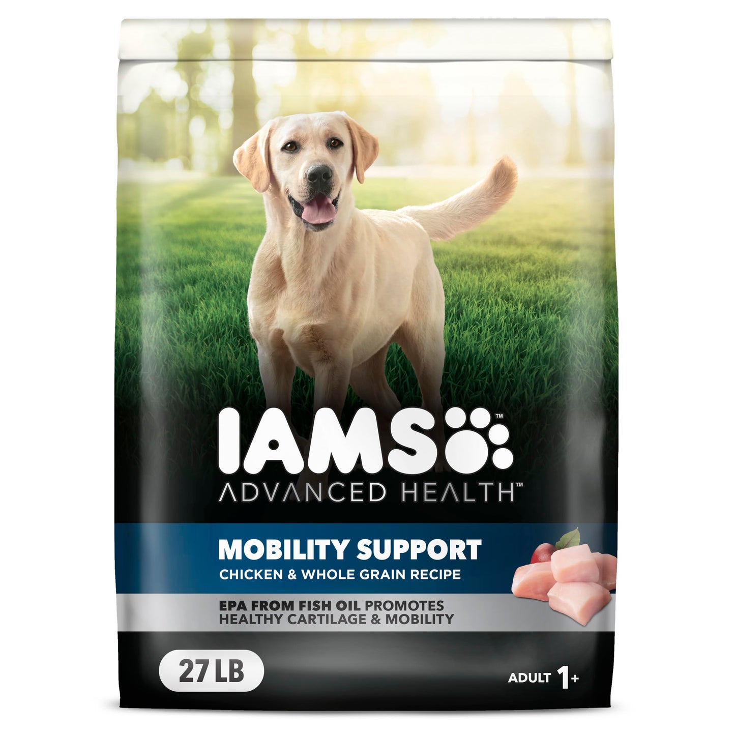 IAMS Advanced Health Mobility Support Chicken and Whole Grain Recipe Adult Dry Dog Food, 27 lb. Bag