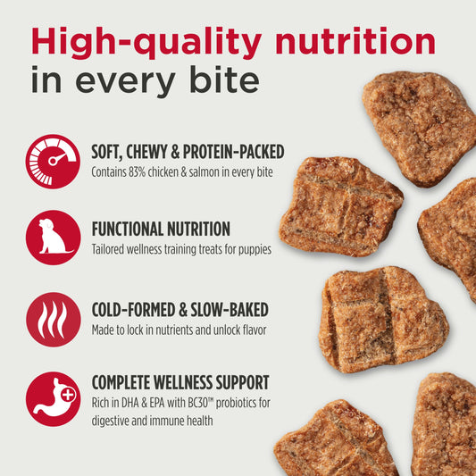 Nulo Functional Jerky Bites Puppy Health Chicken & Salmon Dog Treats 5 OZ Bag